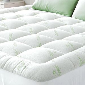 Ultra Soft Twin XL Mattress Topper - Viscose Made from Bamboo Mattress Pad